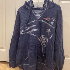 Majestic Athletic New England Patriots Hooded Sweatshirt (XXL)